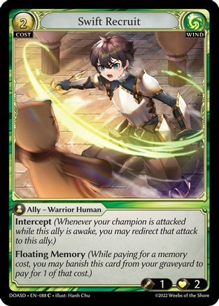 Swift Recruit (088) - Dawn of Ashes Starter Decks - The Grand Archivist