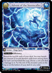Advent of the Stormcaller (237) - Dawn of Ashes Alter Edition Foil - The Grand Archivist