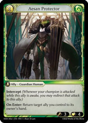 Aesan Protector (198) - Dawn of Ashes Alter Edition Foil - The Grand Archivist