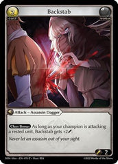 Backstab (070) - Dawn of Ashes Alter Edition - The Grand Archivist