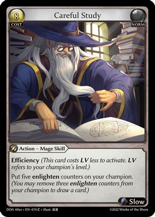 Careful Study (074) - Dawn of Ashes Alter Edition - The Grand Archivist