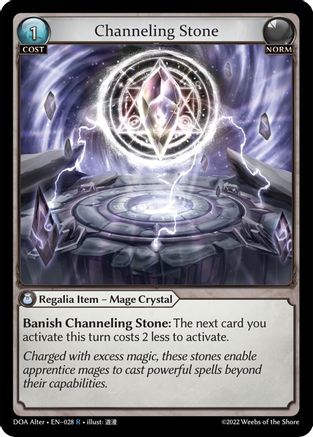 Channeling Stone (028) - Dawn of Ashes Alter Edition - The Grand Archivist