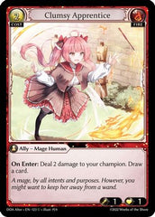 Clumsy Apprentice (123) - Dawn of Ashes Alter Edition Foil - The Grand Archivist