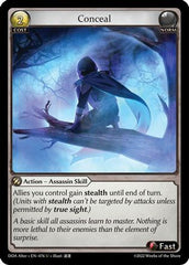 Conceal (076) - Dawn of Ashes Alter Edition Foil - The Grand Archivist