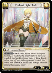 Corhazi Lightblade (258) - Dawn of Ashes Alter Edition Foil - The Grand Archivist