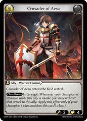 Crusader of Aesa (079) - Dawn of Ashes Alter Edition Foil - The Grand Archivist