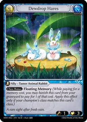 Dewdrop Hares (166) - Dawn of Ashes Alter Edition Foil - The Grand Archivist