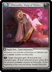 Discordia, Harp of Malice (032) - Dawn of Ashes Alter Edition Foil