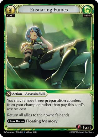 Ensnaring Fumes (210) - Dawn of Ashes Alter Edition - The Grand Archivist