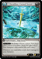 Excalibur, Cursed Sword (034) - Dawn of Ashes Alter Edition - The Grand Archivist