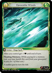 Favorable Winds (213) - Dawn of Ashes Alter Edition Foil - The Grand Archivist