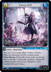 Freeze Stiff (169) - Dawn of Ashes Alter Edition Foil - The Grand Archivist