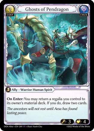 Ghosts of Pendragon (249) - Dawn of Ashes Alter Edition - The Grand Archivist