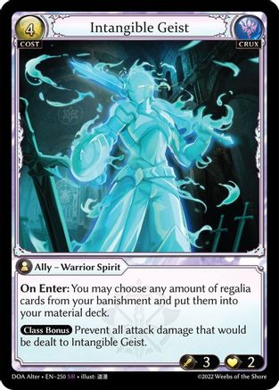 Intangible Geist (250) - Dawn of Ashes Alter Edition - The Grand Archivist