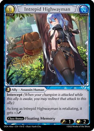Intrepid Highwayman (176) - Dawn of Ashes Alter Edition - The Grand Archivist