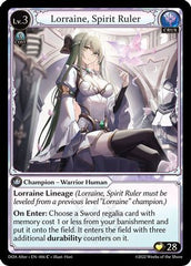 Lorraine, Spirit Ruler (006) - Dawn of Ashes Alter Edition Foil - The Grand Archivist