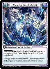 Majestic Spirit's Crest (063) - Dawn of Ashes Alter Edition - The Grand Archivist