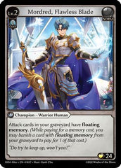 Mordred, Flawless Blade (018) - Dawn of Ashes Alter Edition - The Grand Archivist