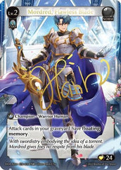 Mordred, Flawless Blade (CSR) (018) - Dawn of Ashes Alter Edition Foil - The Grand Archivist