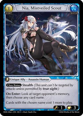 Nia, Mistveiled Scout (183) - Dawn of Ashes Alter Edition Foil - The Grand Archivist
