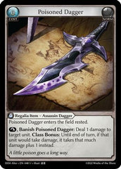 Poisoned Dagger (048) - Dawn of Ashes Alter Edition - The Grand Archivist