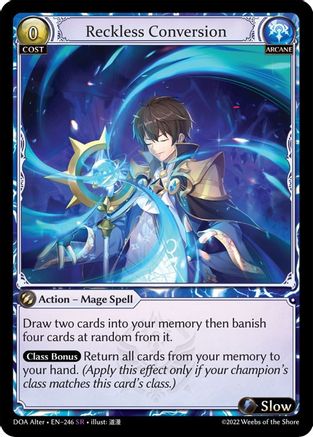 Reckless Conversion (246) - Dawn of Ashes Alter Edition - The Grand Archivist