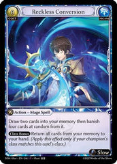 Reckless Conversion (246) - Dawn of Ashes Alter Edition Foil
