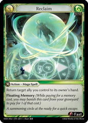 Reclaim (220) - Dawn of Ashes Alter Edition Foil - The Grand Archivist