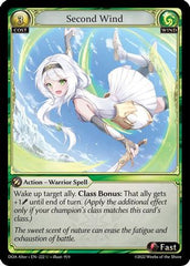 Second Wind (222) - Dawn of Ashes Alter Edition Foil - The Grand Archivist