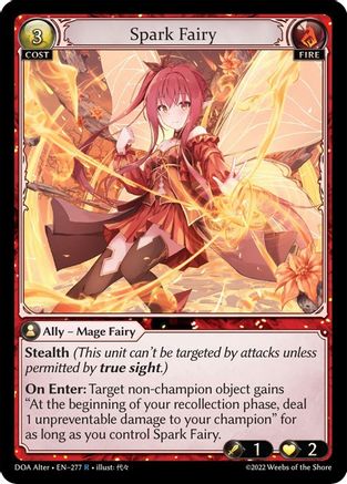 Spark Fairy (277) - Dawn of Ashes Alter Edition - The Grand Archivist