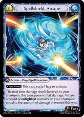 Spellshield: Arcane (247) - Dawn of Ashes Alter Edition Foil - The Grand Archivist