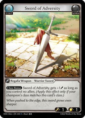 Sword of Adversity (055) - Dawn of Ashes Alter Edition Foil - The Grand Archivist