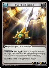 Sword of Seeking (056) - Dawn of Ashes Alter Edition Foil - The Grand Archivist