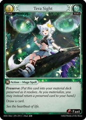 Tera Sight (274) - Dawn of Ashes Alter Edition Foil - The Grand Archivist