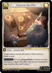 Uncover the Plot (265) - Dawn of Ashes Alter Edition Foil - The Grand Archivist