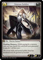 Veteran Soldier (115) - Dawn of Ashes Alter Edition Foil - The Grand Archivist