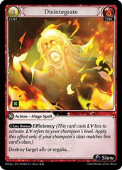 Disintegrate (069KS) - Dawn of Ashes Prelude - The Grand Archivist
