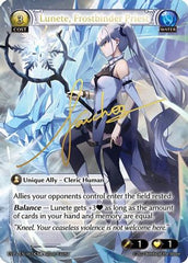 Lunete, Frostbinder Priest (003) - Dawn of Ashes Event Pack Foil - The Grand Archivist