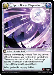 Spirit Blade: Dispersion (KS) (111KS) - Dawn of Ashes Prelude