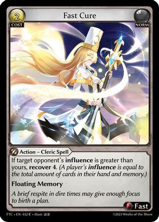 Fast Cure (032) - Fractured Crown Foil - The Grand Archivist