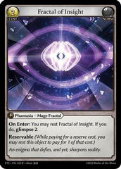 Fractal of Insight (033) - Fractured Crown Foil - The Grand Archivist