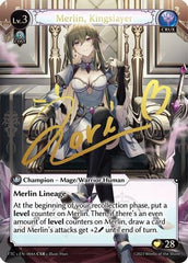 Merlin, Kingslayer (A) (CSR) (004A) - Fractured Crown Foil - The Grand Archivist