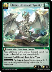 Kraal, Stonescale Tyrant (090) - Fractured Crown Foil