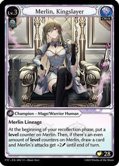 Merlin, Kingslayer (004) - Fractured Crown Foil - The Grand Archivist