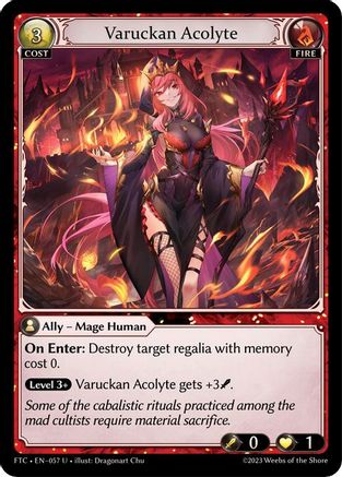 Varuckan Acolyte (057) - Fractured Crown Foil - The Grand Archivist