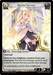 Barrier Servant (002) - Supporter Pack 1 Foil - The Grand Archivist