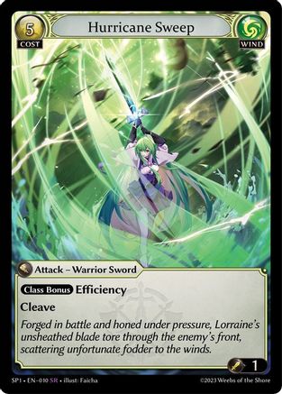 Hurricane Sweep (010) - Supporter Pack 1 Foil - The Grand Archivist