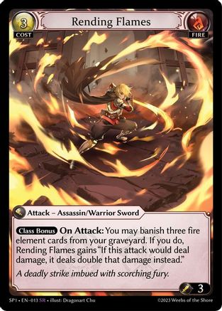 Rending Flames (013) - Supporter Pack 1 Foil - The Grand Archivist
