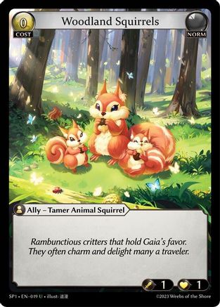 Woodland Squirrels (019) - Supporter Pack 1 Foil - The Grand Archivist