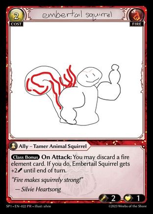 Embertail Squirrel (022) - Supporter Pack 1 - The Grand Archivist
